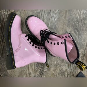 De. Martens pink boots